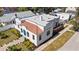 Aerial view of house, showcasing the architecture and landscaping at 1101 22Nd N Ave, St Petersburg, FL 33704