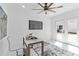 Home office with hardwood floors and backyard access at 1101 22Nd N Ave, St Petersburg, FL 33704