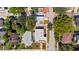 Aerial view showing house location and surrounding neighborhood at 1101 22Nd N Ave, St Petersburg, FL 33704