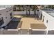 Private backyard with brick pavers and a white fence at 1101 22Nd N Ave, St Petersburg, FL 33704