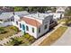Aerial view of house, showcasing the architecture and landscaping at 1101 22Nd N Ave, St Petersburg, FL 33704