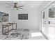 Bright home office features hardwood floors, large windows, and built-in desk at 1101 22Nd N Ave, St Petersburg, FL 33704