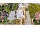 Bird's eye view of the property and surrounding homes at 1101 22Nd N Ave, St Petersburg, FL 33704