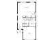 Main floor plan showcasing kitchen, great room, and garage at 37545 Mackenzie Dr, Zephyrhills, FL 33540