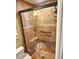 Large shower with updated tile and glass enclosure at 751 Nantucket Rd, Venice, FL 34293