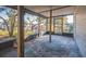 Spacious screened-in back porch overlooking the backyard at 11357 116Th Ave, Largo, FL 33778