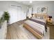 Main bedroom with a cozy bed and built-in closet at 2585 15Th N Ave, St Petersburg, FL 33713