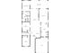 Two-story home floor plan featuring 3 bedrooms, 2 baths, Gathering room, kitchen, and screened porch at 7526 Fairlinks Ct, Sarasota, FL 34243