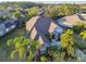 Beautiful aerial view of the home, showcasing its lush landscaping and well-maintained exterior at 11909 Mandevilla Ct, Tampa, FL 33626