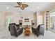 Comfortable living room features neutral tones, and plenty of space for relaxation and entertainment at 11909 Mandevilla Ct, Tampa, FL 33626