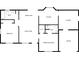 Floor plan showcasing a 2-bedroom, 2-bathroom layout at 290 Dragon Rd, Venice, FL 34293