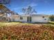 Spacious backyard with a large grassy area and some trees at 290 Dragon Rd, Venice, FL 34293