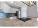 Modern kitchen with granite countertops and stainless steel appliances at 3315 58Th S Ave # 508, St Petersburg, FL 33712