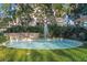 Beautiful fountain featuring lush landscaping and manicured grass at 2413 Bayshore Blvd # 1404, Tampa, FL 33629