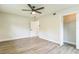 Spacious bedroom with large closet and hardwood floors at 1845 Skyland Dr, Clearwater, FL 33759