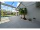 Inviting pool area with screened enclosure at 4320 Genesee Ln, New Port Richey, FL 34655