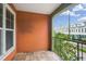 Private balcony with tile flooring and a view of the street at 1810 E Palm Ave # 1205, Tampa, FL 33605