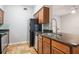 Modern kitchen with stainless steel appliances and granite countertops at 1810 E Palm Ave # 1205, Tampa, FL 33605