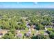 Aerial view showing houses surrounded by green spaces in a residential area at 1543 Mackinaw St, North Port, FL 34286