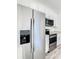 Modern kitchen with stainless steel appliances at 1543 Mackinaw St, North Port, FL 34286