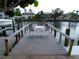 Private dock with seating area, perfect for enjoying waterfront views at 903 Pinellas Bayway S # 302, Tierra Verde, FL 33715