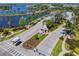 Gated community entrance with landscaping and a clock tower at 307 Shore Crab Way, Apollo Beach, FL 33572