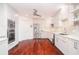 Updated kitchen featuring white shaker cabinets and granite countertops at 340 S Palm Ave # 11, Sarasota, FL 34236