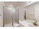Bathroom with shower and vanity at 3611 Lajuana Blvd, Wesley Chapel, FL 33543