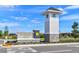 Persimmon Park community entrance sign at entrance at 3611 Lajuana Blvd, Wesley Chapel, FL 33543