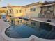 Large pool with spa and patio, overlooking water at 501 55Th Ave, St Pete Beach, FL 33706