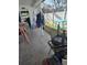 Small backyard with patio and storage at 501 55Th Ave, St Pete Beach, FL 33706