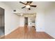 Dining area with wood flooring and view of the kitchen at 5095 Bay Ne St # 109, St Petersburg, FL 33703