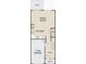 First floor plan showing kitchen, Gathering room, and one-car garage at 11831 Sylvia St, Dade City, FL 33525