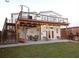 Large backyard with deck and patio furniture at 6728 Sea Ranch Dr, Hudson, FL 34667