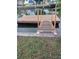 Dock on water with ladder on the water's edge at 6728 Sea Ranch Dr, Hudson, FL 34667