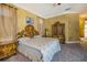 Large bedroom with ornate bed frame and ample floor space at 5900 98Th N Ave, Pinellas Park, FL 33782