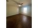 Spacious bedroom with tile floors and ceiling fan at 6336 Florida Cir, Apollo Beach, FL 33572