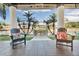 Enjoy waterfront views from this peaceful porch at 4049 Cobia Dr, Hernando Beach, FL 34607