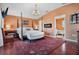Spacious main bedroom with king-size bed and access to en-suite bath at 4049 Cobia Dr, Hernando Beach, FL 34607