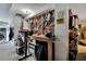 Well-equipped workshop with various tools and storage solutions at 4049 Cobia Dr, Hernando Beach, FL 34607