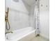 Clean bathroom with a shower/tub combo at 708 22Nd W St, Bradenton, FL 34205