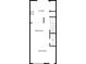 Main floor plan showing living room, dining area and kitchen at 2346 Lake Woodberry Cir, Brandon, FL 33510