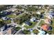 Aerial view showing a home's location in a residential neighborhood at 10625 Ayear Rd, Port Charlotte, FL 33981