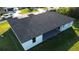 Aerial view of home's rear, highlighting patio at 10625 Ayear Rd, Port Charlotte, FL 33981