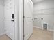 Laundry room with washer and dryer hookups, and storage at 6223 Springmont Loop, Palmetto, FL 34221