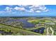 Community features a lake, resort-style pool, and clubhouse at 1044 Signet Dr, Apollo Beach, FL 33572