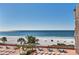 Stunning ocean view from the condo balcony, with beach access at 18400 Gulf Blvd # 1206, Indian Shores, FL 33785
