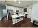 Modern kitchen with stainless steel appliances and island at 8169 Olsen St, Port Charlotte, FL 33981