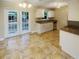 Updated kitchen with granite countertops and stainless steel appliances at 4185 Barracuda Se Dr, St Petersburg, FL 33705