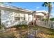 House with small wooden bridge and garden at 2695 S East Ave, Sarasota, FL 34239